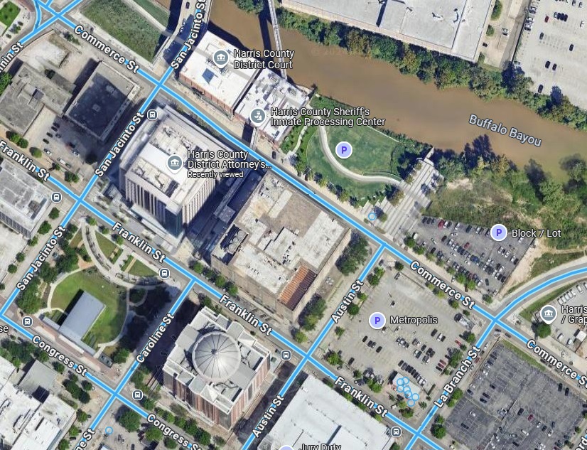 Map of downtown offices on Franklin streeet